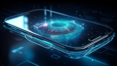 Светящийся прозрачный смартфон — настоящий мобильный IP на физическом устройстве